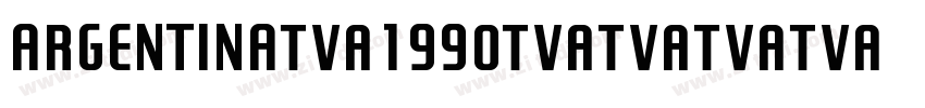 Argentina 1990字体转换